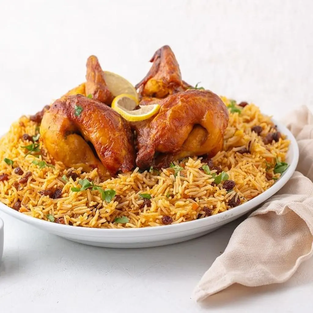 Grilled Chicken with Rice